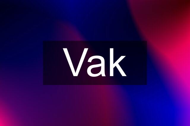 Vak