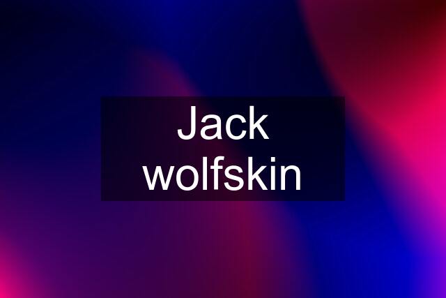 Jack wolfskin