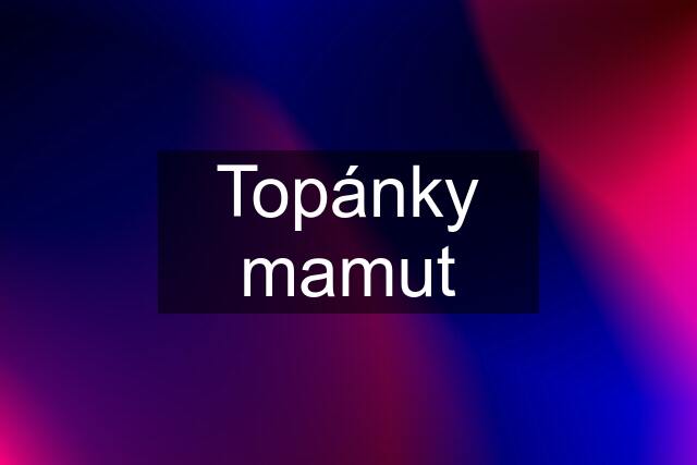 Topánky mamut