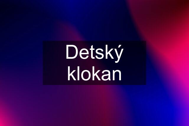 Detský klokan