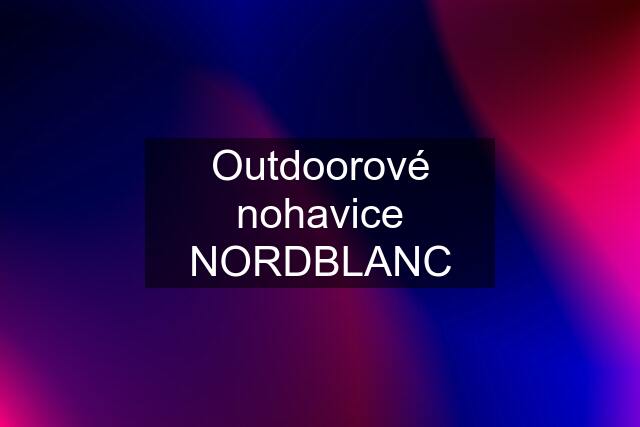 Outdoorové nohavice NORDBLANC