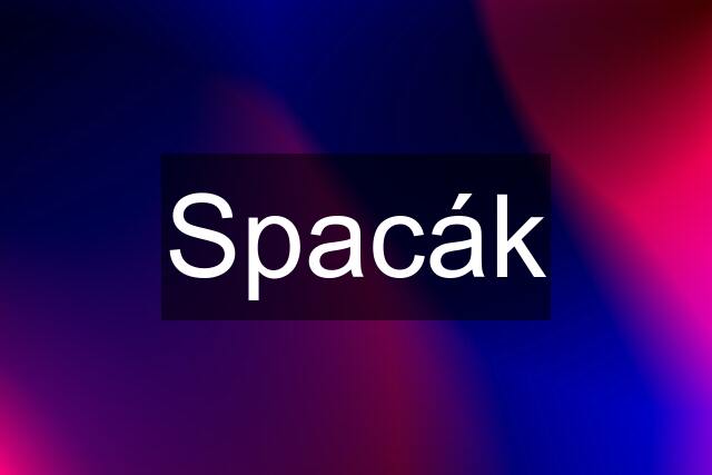 Spacák