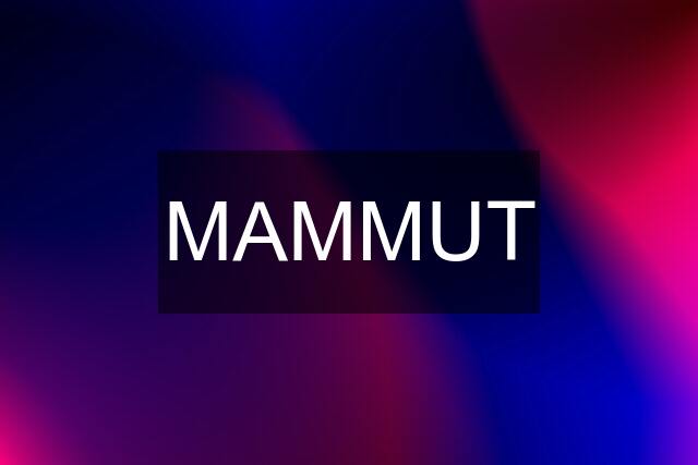 MAMMUT