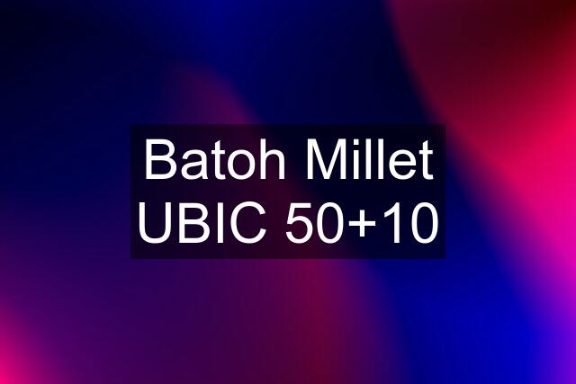 Batoh Millet UBIC 50+10