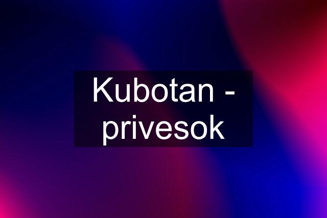 Kubotan - privesok