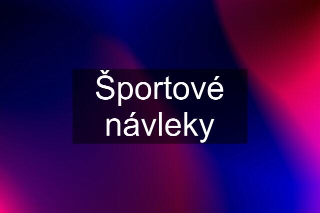 Športové návleky