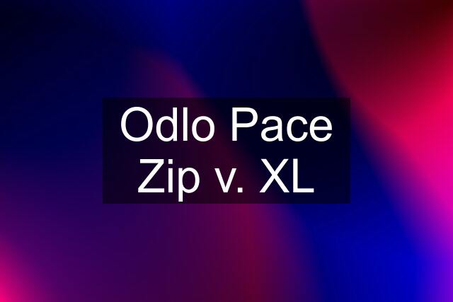 Odlo Pace Zip v. XL