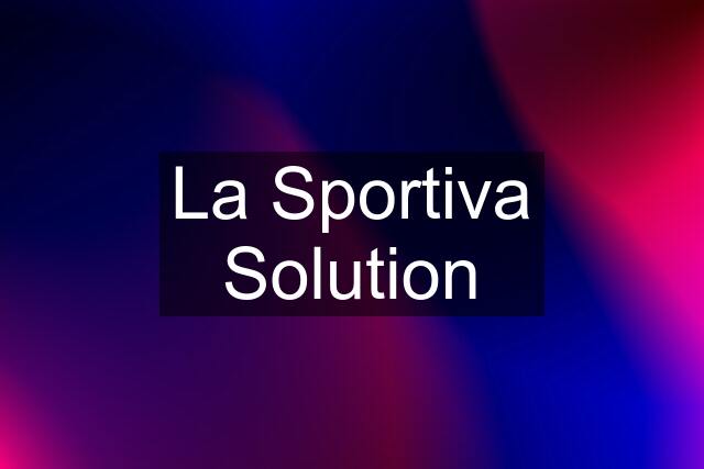 La Sportiva Solution