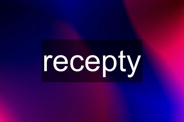 recepty