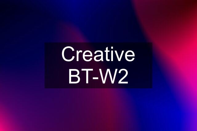 Creative BT-W2