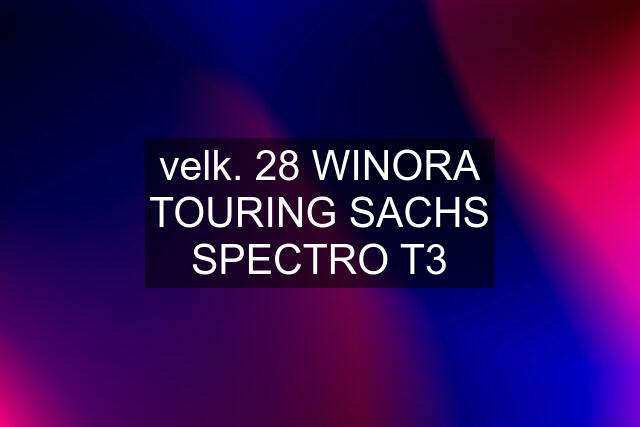 velk. 28 WINORA TOURING SACHS SPECTRO T3