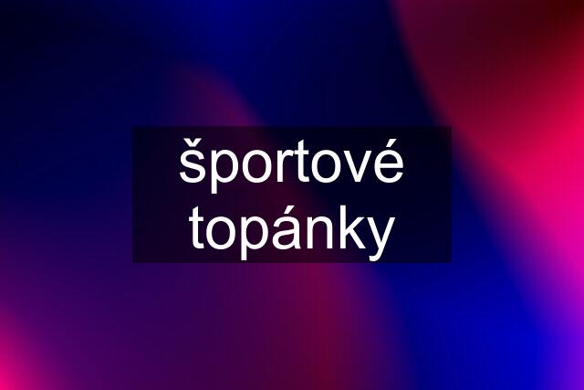 športové topánky