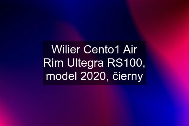 Wilier Cento1 Air Rim Ultegra RS100, model 2020, čierny