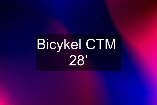 Bicykel CTM  28’