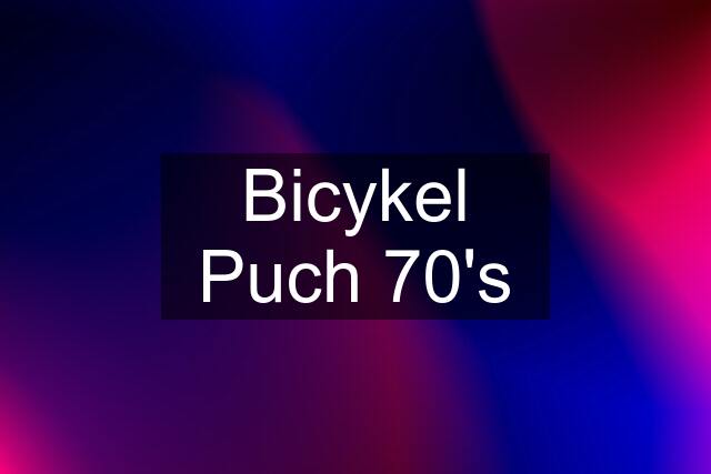 Bicykel Puch 70's