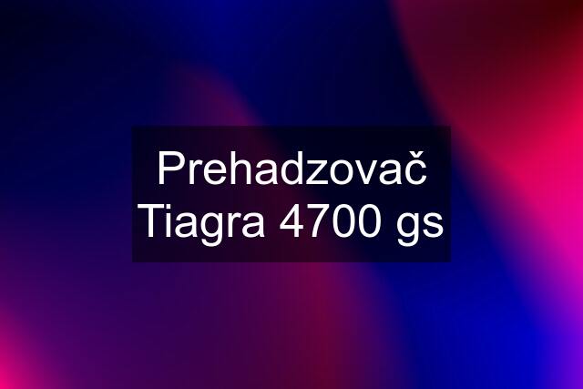 Prehadzovač Tiagra 4700 gs