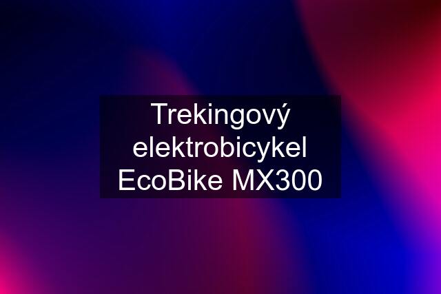 Trekingový elektrobicykel EcoBike MX300