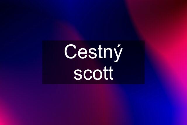 Cestný scott