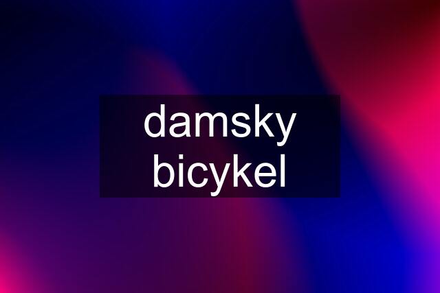 damsky bicykel