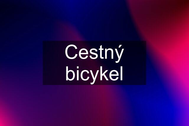 Cestný bicykel