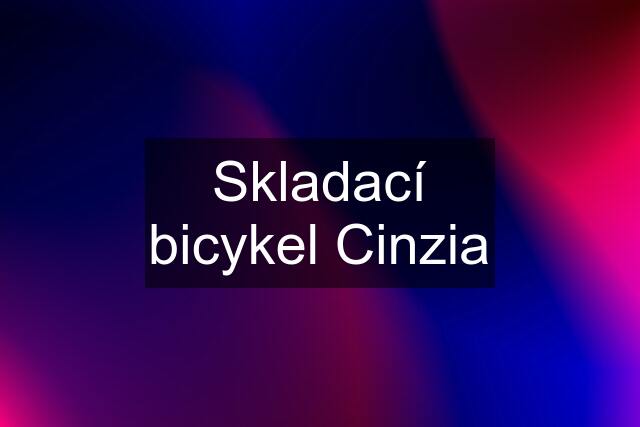 Skladací bicykel Cinzia