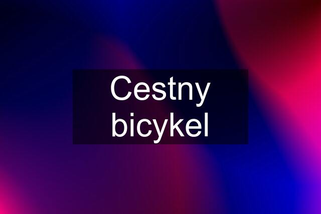 Cestny bicykel