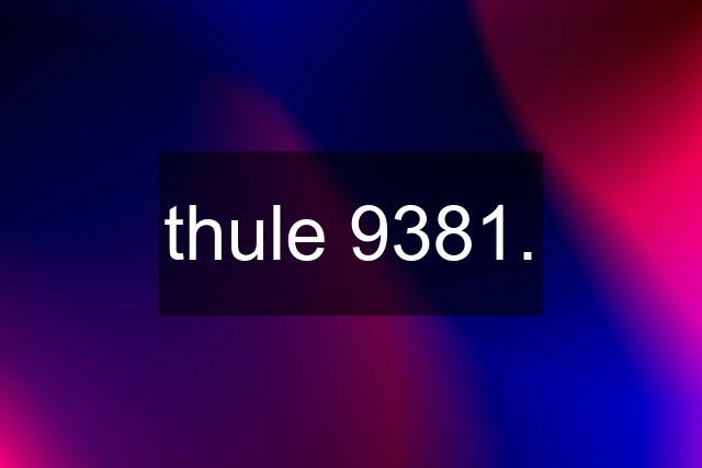 thule 9381.