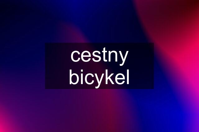 cestny bicykel