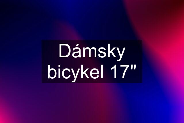 Dámsky bicykel 17"