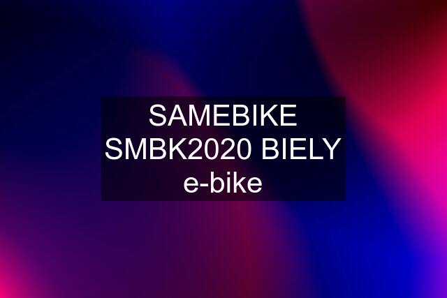 SAMEBIKE SMBK2020 BIELY e-bike