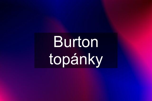 Burton topánky