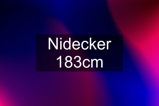 Nidecker 183cm