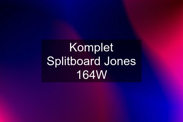 Komplet Splitboard Jones 164W