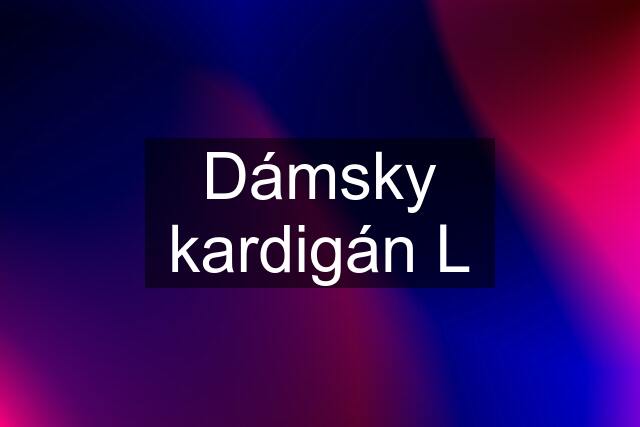 Dámsky kardigán L