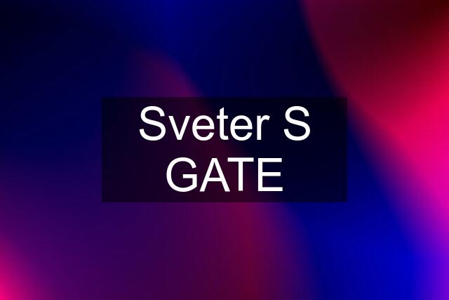 Sveter S GATE