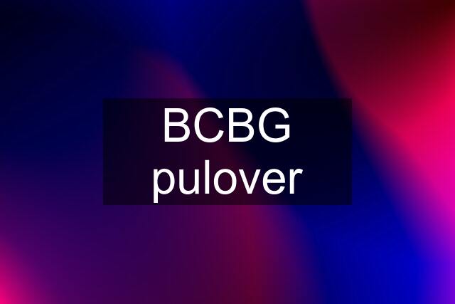 BCBG pulover