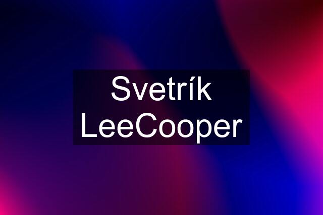 Svetrík LeeCooper