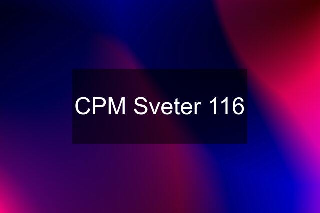 CPM Sveter 116