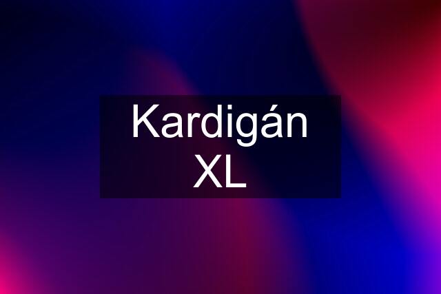 Kardigán XL