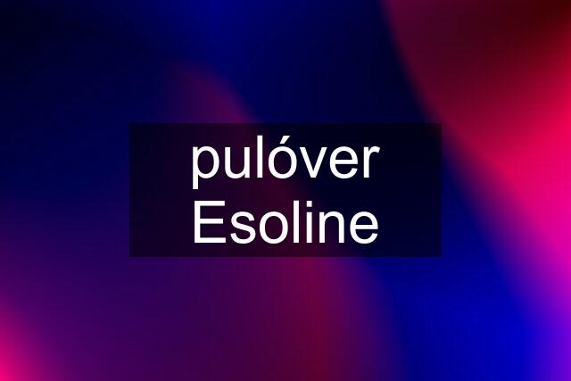 pulóver Esoline