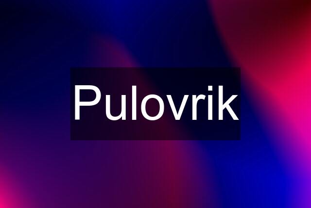 Pulovrik