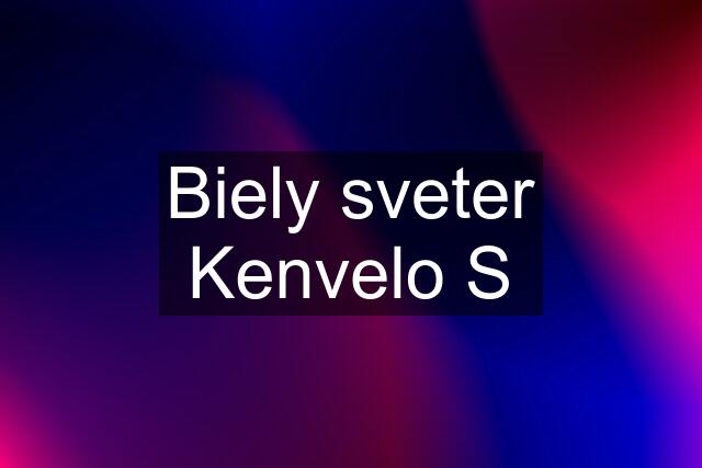 Biely sveter Kenvelo S