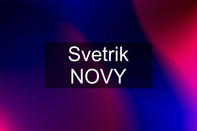 Svetrik NOVY