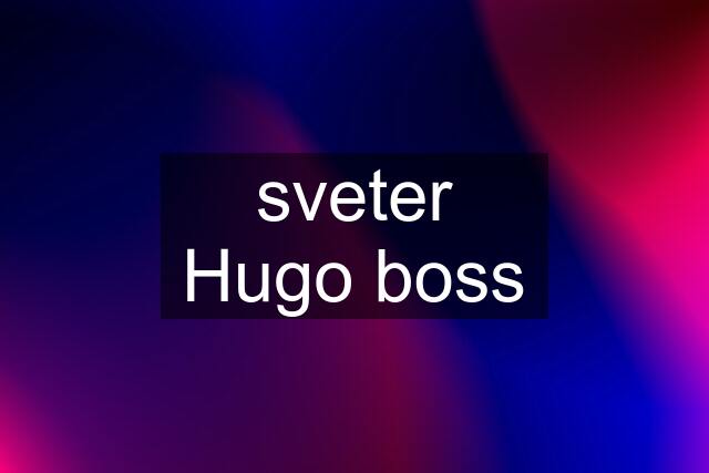 sveter Hugo boss