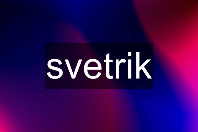 svetrik