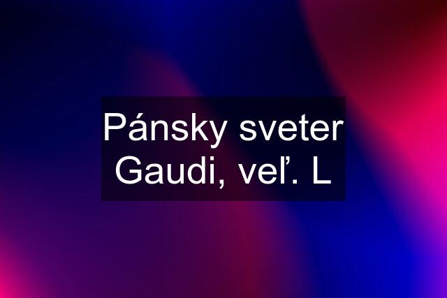 Pánsky sveter Gaudi, veľ. L