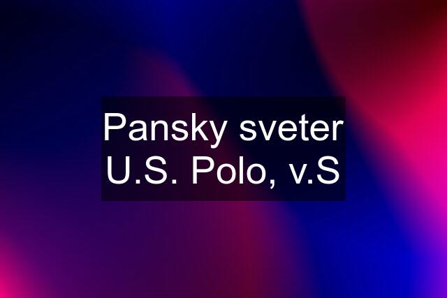 Pansky sveter U.S. Polo, v.S