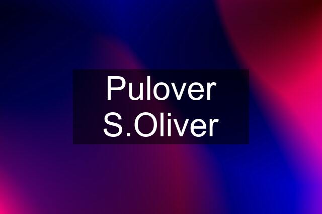 Pulover S.Oliver