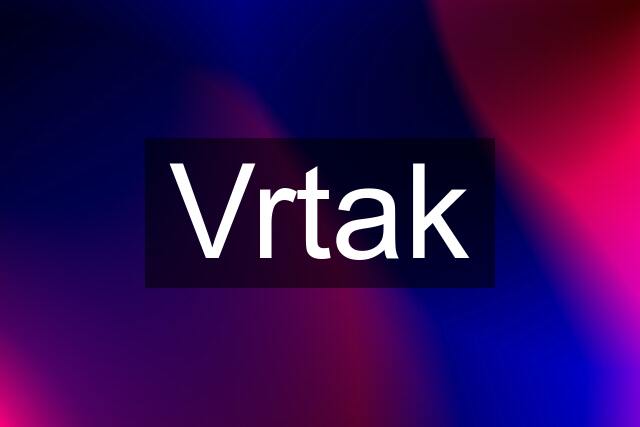 Vrtak