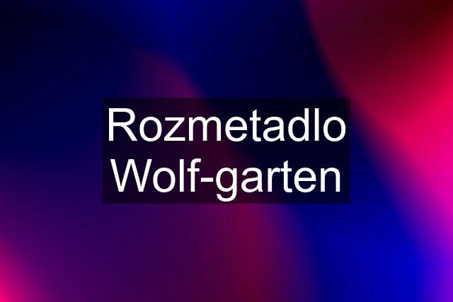 Rozmetadlo Wolf-garten